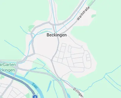beckingen-karte